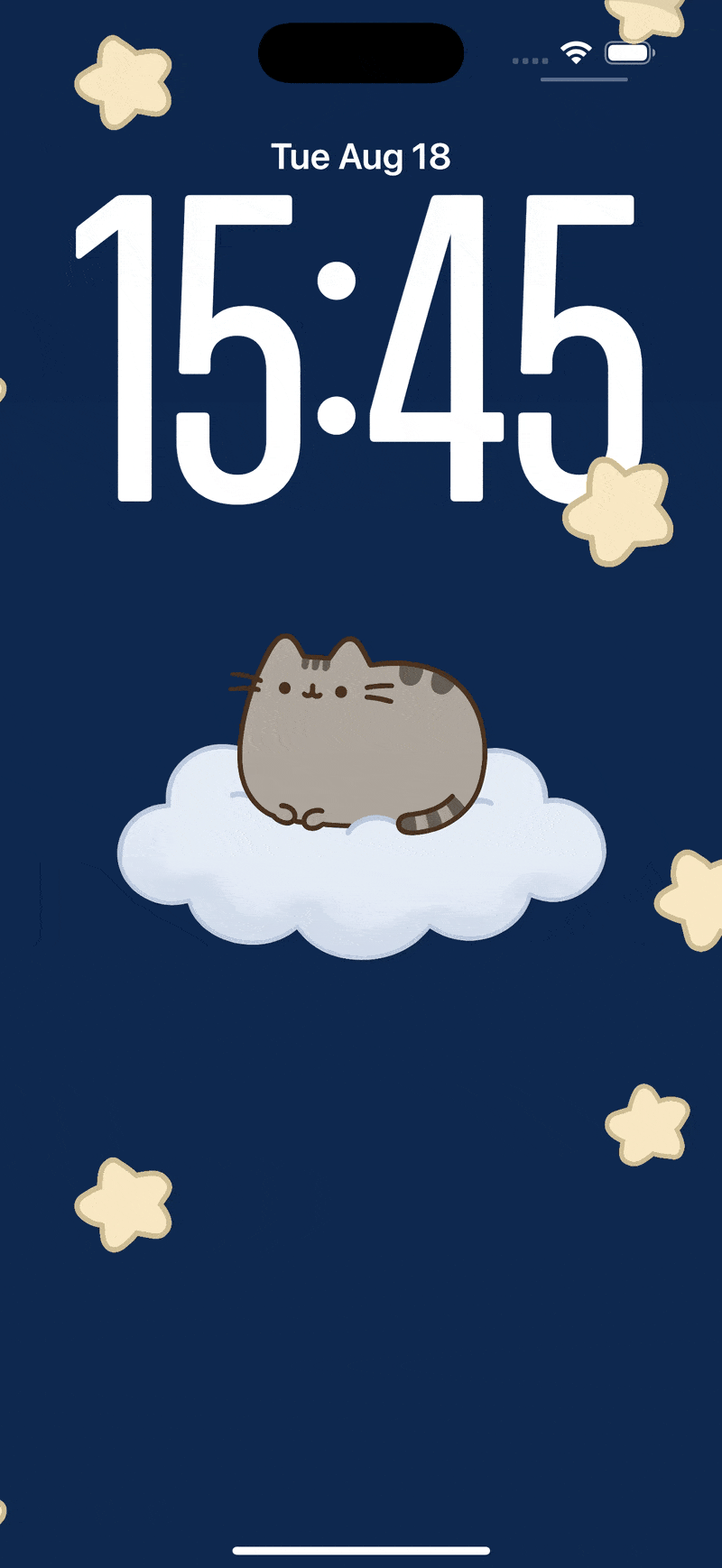 Pusheen — Cute Cat — iPhone / iPad wallpaper preview