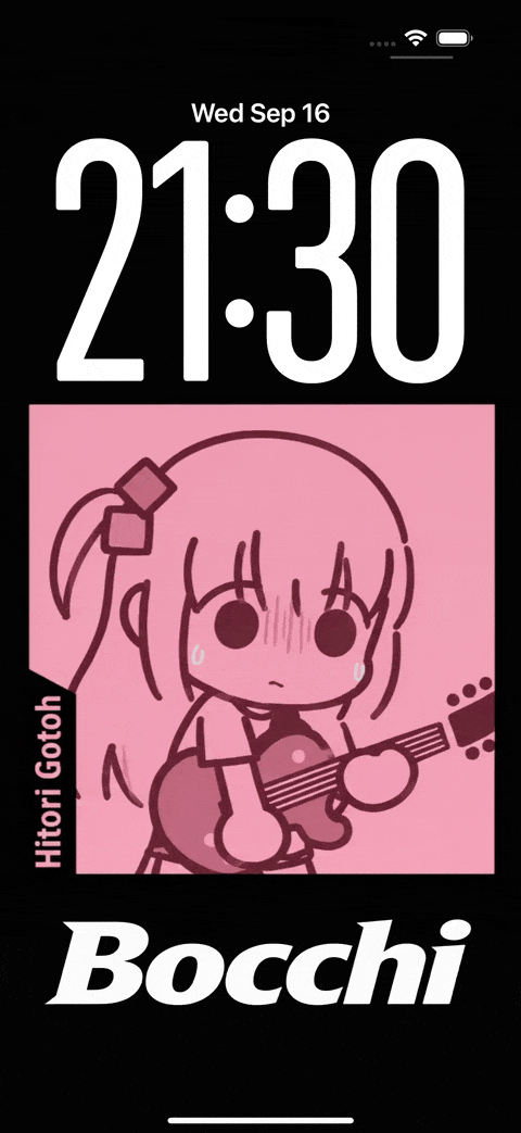 Bocchi — iPhone / iPad wallpaper preview