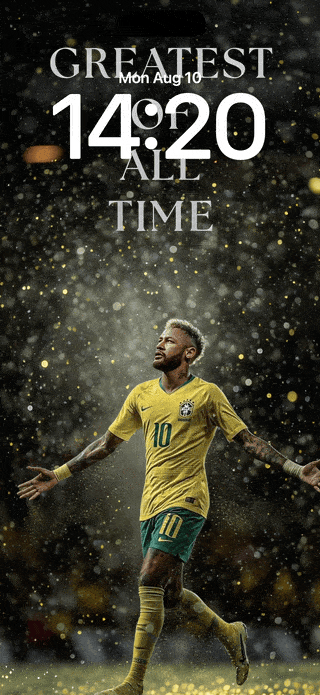 Brazil — Neymar, Sunshine — iPhone / iPad wallpaper preview