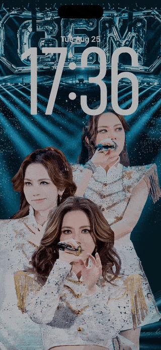 G.E.M. — Blue, Black, Red — iPhone / iPad wallpaper preview