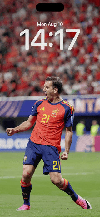 Spain — Lamine Yamal and Mikel Oyarzabal — iPhone / iPad wallpaper preview