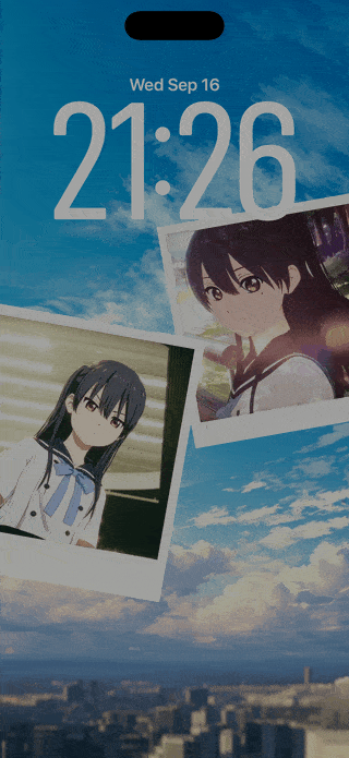 Hello World — Naomi Katagaki and Ruri Ichigyo — iPhone / iPad wallpaper preview