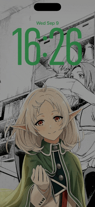 Mushoku Tensei — Sylphiette in Green — iPhone / iPad wallpaper preview