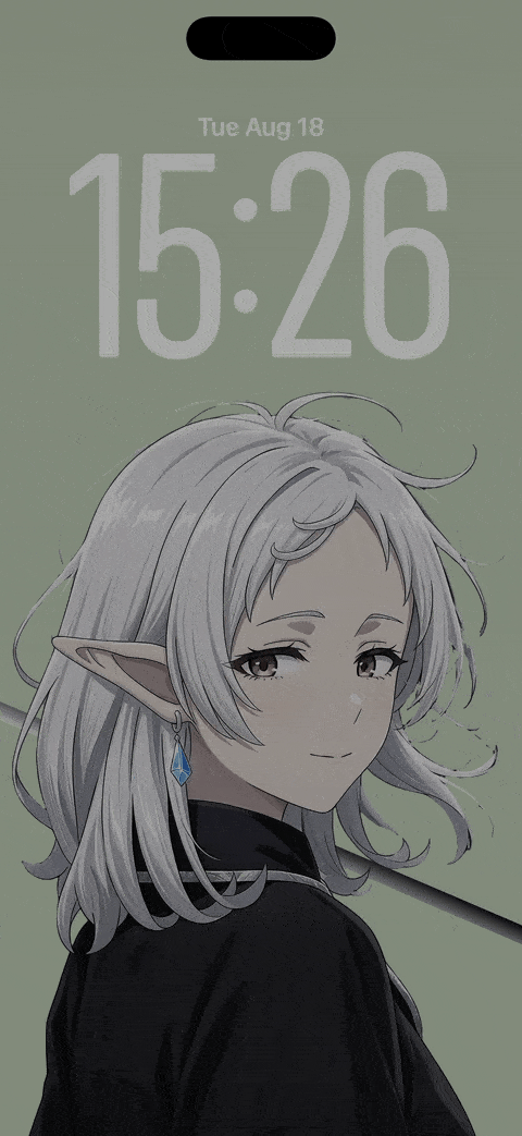 Mushoku Tensei — Sylphiette in Yellow — iPhone / iPad wallpaper preview