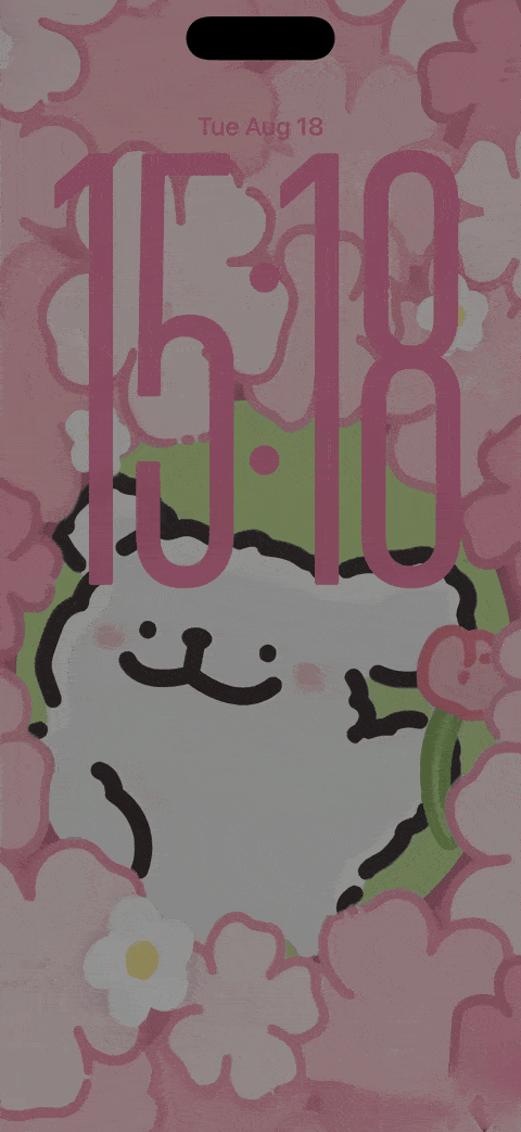 Line Doggo Four — iPhone / iPad wallpaper preview