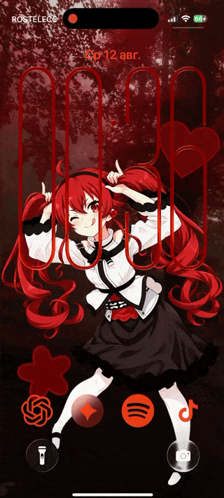Mushoku Tensei — Eris Greyrat — iPhone / iPad wallpaper preview